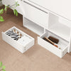 SoBuy FSR134-W Banc à Chaussures Modulable avec Armoire sur Pieds, Meuble d'Entrée – 124x24x126 cm, Blanc