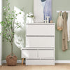SoBuy FSR134-W Banc à Chaussures Modulable avec Armoire sur Pieds, Meuble d'Entrée – 124x24x126 cm, Blanc