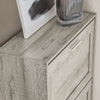 SoBuy FSR137-HG Armoire à Chaussures 2 Abattants Réglables, Slim pour Entrée Couloir – Gris Effet Bois