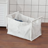 SoBuy FSR40-W Banc de Rangement avec Coussin Rembourré et Sac à Linge Amovible pour Entrée – 50x35x53 cm, Blanc