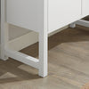 SoBuy FSR88-W Banc à Chaussures avec Coussin Rembourré et Rangement pour Entrée Couloir – 72x30x46 cm, Blanc