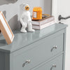 SoBuy FSR89-HG Armoire à Chaussures 2 Abattants avec Tiroir, Slim 25 cm, 12 Paires – 80x25x108 cm, Gris