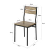 SoBuy FST72-Nx4 Lot de 4 tabourets de Salle à Manger, Cuisine, Restaurant