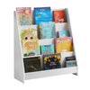 SoBuy KMB32-W Bibliothèque Montessori Enfant – 4 Compartiments pour Livres et Jouets, Blanc