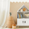 SoBuy KMB58-W Bibliothèque Enfant avec 2 Compartiments et 2 Portes, pour Chambre d’Enfant, Rangement Optimisé, Design Fonctionnel – L63×P30×H103 cm, Blanc