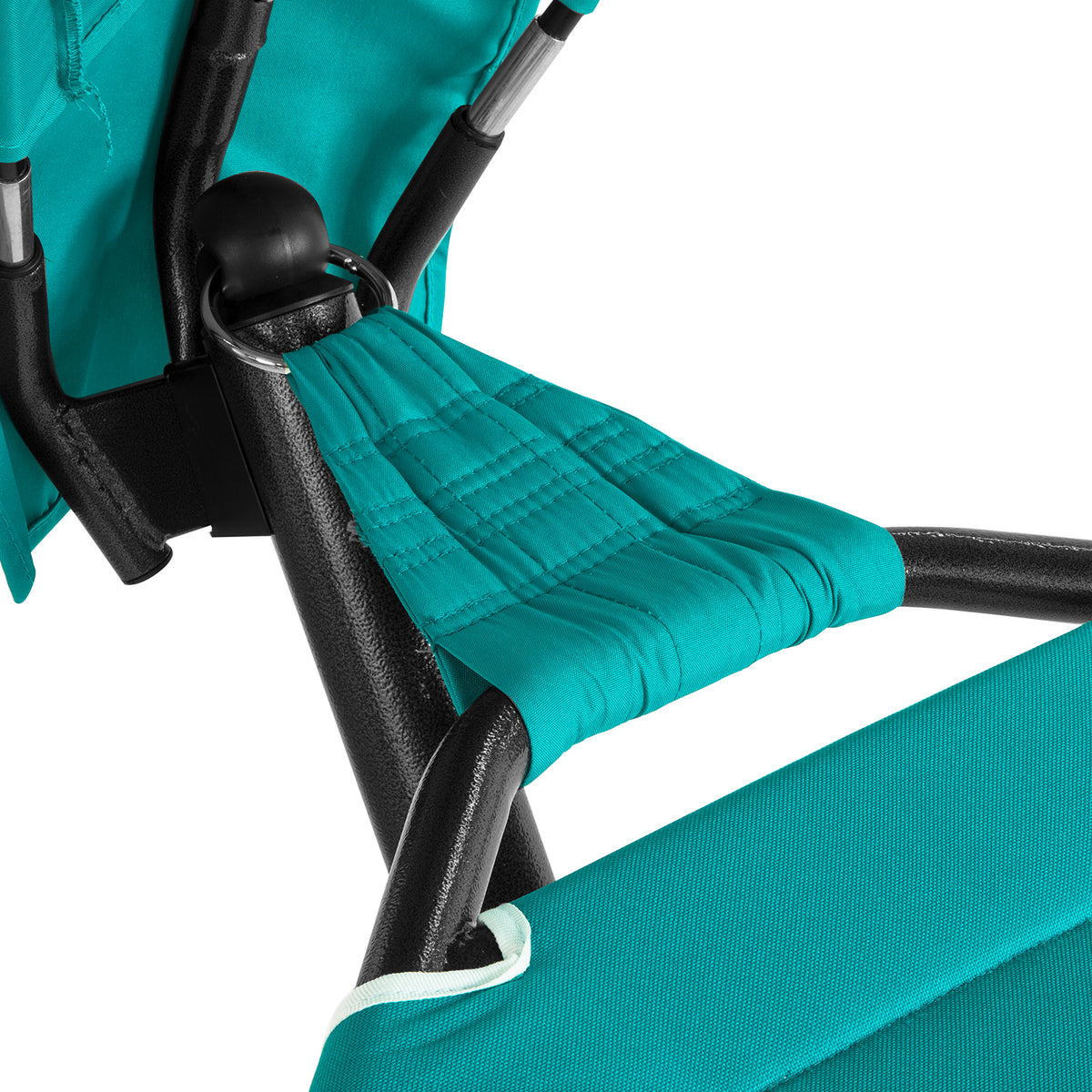 SoBuy OGS51-TB Hamac de Jardin avec Support et Pare-Soleil Bain de Soleil Transat Suspendu