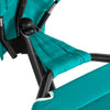 SoBuy OGS51-TB Hamac de Jardin avec Support et Pare-Soleil Bain de Soleil Transat Suspendu