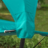 SoBuy OGS51-TB Hamac de Jardin avec Support et Pare-Soleil Bain de Soleil Transat Suspendu