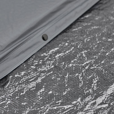 SoBuy OGS60-HG Lit de Camping Pliable en Aluminium Léger, 3 en 1 avec Toit Anti-UV + Matelas Gonflable Intégré + Sac de Transport, 1 Personne