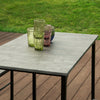 SoBuy OGT11-HG Ensemble de table haute pour salle à manger avec 4 tabourets