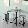 SoBuy OGT11-HG Ensemble de table haute pour salle à manger avec 4 tabourets