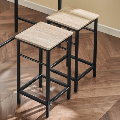 SoBuy OGT11-N Set de 1 Table + 4 Tabourets Ensemble table de bar bistrot